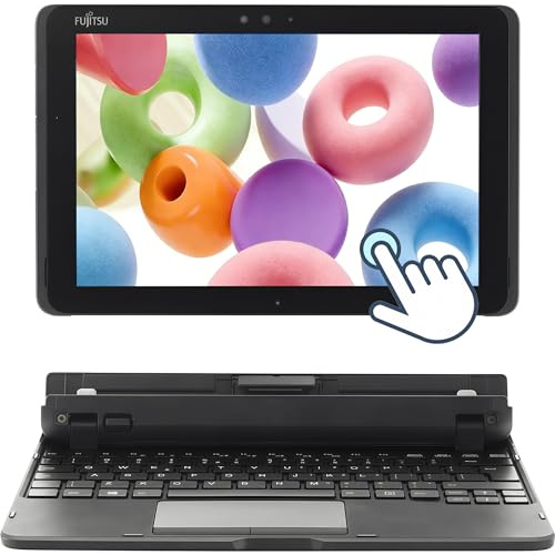 Fujitsu Tablet Stylistic Q508 Touchscreen Laptop, 10.1in FHD Windows 11 Pro, Intel Atom x5-Z8550 Processor, 4GB RAM, 64GB SSD, English & Japanese Keyboard (Renewed)