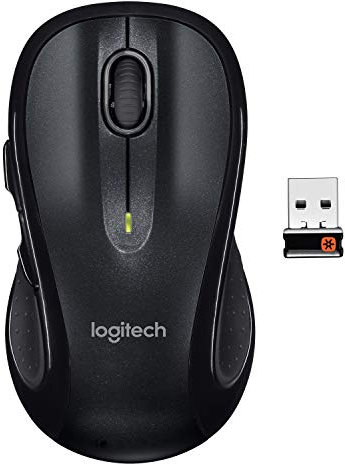 Logitech M510 - Ratón (RF inalámbrico, Laser, Mac OS X 10.4 Tiger, Mac OS X 10.5 Leopard, Mac OS X 10.6 Snow Leopard, Mac OS X 10.7 Lion, Mano Derecha, AA, Nano)
