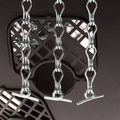 Pack of 4 spare replacement 3-point chains for 12 Inch Plantopia Easy Fill baskets