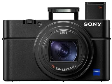 Sony RX100 VII Premium Compact Camera with 1.0-type stacked CMOS sensor (DSCRX100M7) Black