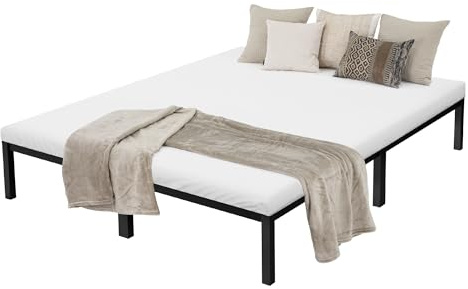 ML-Design metallsäng 160x200 cm svart stålram med ribbotten stabil och robust enkelsäng bekväm för barnrum tonåringar vuxna gästsäng säng för ungdomsrum gästrum extra hållbar och lättmonterad