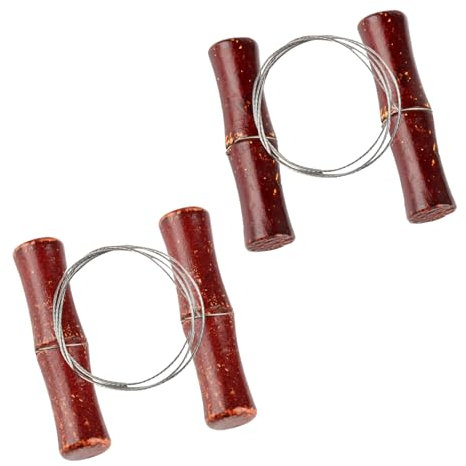 Clay Cutting Wire for Clay, Cheese Wire Cutter, Wire Clay Cutter with Wood Handle Clay Wire Cutter, Stainless Steel Twisted Wire Cutting Tool for Cheese Plasticine Dough Sculpture Clay Pottery Tools
