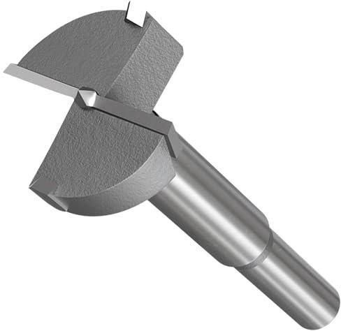 CSOOM Forstner - Punta per trapano Forstner, 27 mm, per legno, punte Forstner con gambo rotondo, accessori per trapano