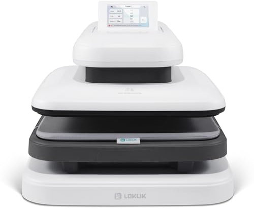 LOKLiK ImPress Auto Heat Press 2 - Automatische Transferpresse zum Personalisieren von T-Shirts, Pullovern, Decken, Handtüchern, Tragetaschen und anderen Textilien (Witz)