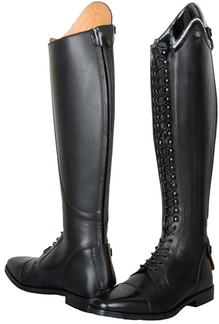 Imperial Riding IRHOlania Dressage - Botas de equitación para mujer, color negro lacado, talla 39 EU, Black Laca Chrystal, 39 EU