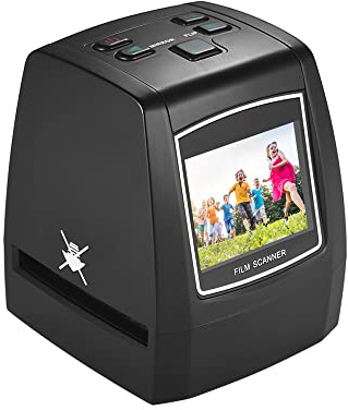 Escáner de Diapositivas lvifloae EC018 Escáner de película Convierte Diapositivas monocromáticas en Color de 35 mm, 135 mm, 126 mm y 110 mm en imágenes Digitales con una Pantalla