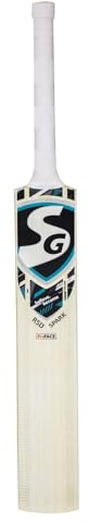 SG RSD Spar Cricket Bat For Mens and Boys (Beige, Size - Short handle) | Kashmir Willow | Lightweight | Free Cover | Ready to play | For Intermediate Player