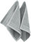 Erwin Müller Seiftuch Heidelberg 2er- Pack 100% Baumwolle hellgrau Größe 30x30 cm - leichte Qualität, saugstark, schnelltrocknend, kompakt - ideal für Sport, Strand, Reisen (weitere Farben)