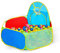Eocusun Kids Ball Pit, Indoor & Outdoor Baby Toddler Ball Pit Pool play tent, Portable Pop Up Ball Pool with Basketball Hoop and Zippered Storage Bag (Balls not Included)