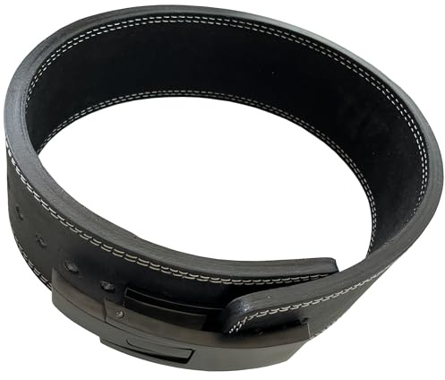 Ceinture à levier 13mm - Ceinture Powerlifting | Musculation | Fitness - Warrior Gear | Ceinture pour le Squat et le Soulevé de terre (L)