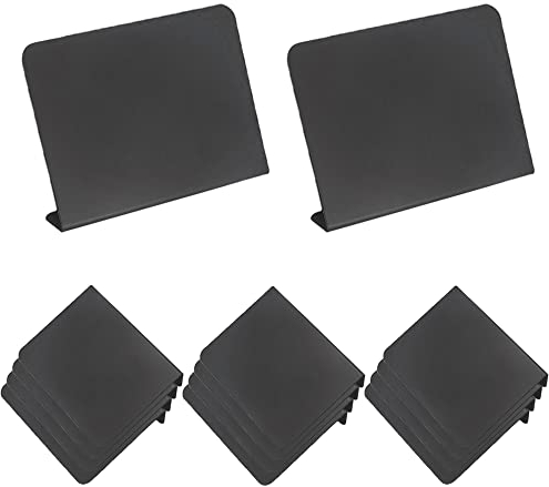 Zasvec Mini Ardoise Craie 15 Pièces Ardoise Plastique Mini Tableau Noir Tableau Craie Plan de Table Mariage Petits Tableaux pour L’écriture 100x75mm pour Mariages, Fêtes, Table et Price Tag