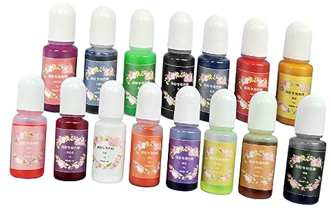 15 de jabón para la fabricación de jabón colorante de aceite para hacer jabones Kit de pigmentos para manualidades. líquido de color pigmento artesanal epoxi muy concentrado Epoxy