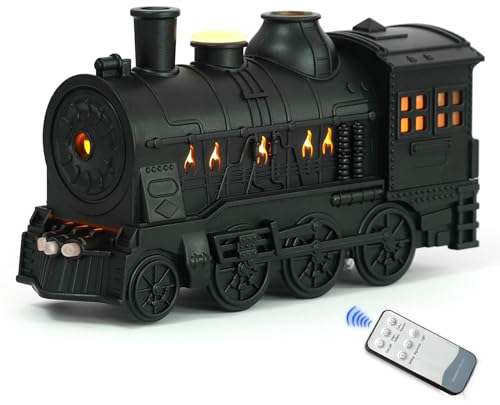 Aroma Diffuser für Duftöle, 300ml Aromatherapie Ätherische Öle Diffuser Luftbefeuchter mit Fernbedienung, 2 Farben LED, 2 Timer, 2 Nebel Modus, Wasserlose Auto-Off, Super Leise