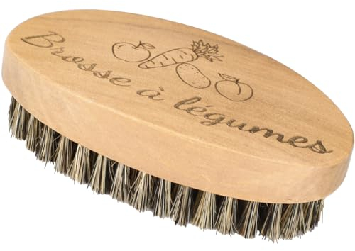 AUGSUN Brosse à Légumes, Brosses à Récurer pour Plats Fruits et Légumes, Brosse de Nettoyage pour Cuisine Jardin et Ménage