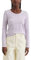 Marc O'Polo Denim Damen Langarmshirt aus Bio-Baumwolle gestreift, Mehrfarbig (Medium Purple Multi 02), XL