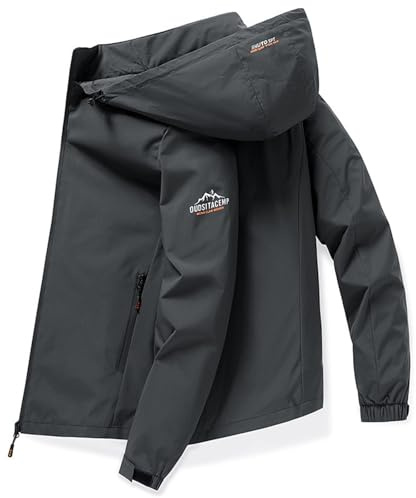 Impermeable Homme Anorak Veste Chantier Bleu De Travail Vêtement Anti Pluie Imperméable Manteaux Imperméables Jaketa Raincoat Men Coupe Vent Automne Moto Softshell Manteau Hiver Velo Vêtements