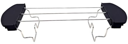 JZK Toaster 2-Slice Warming Rack Croissant Warmer Rack, Foldable Toaster bun Warmer Replacement, bun Grill Toast Rack Bread Holder, bun Attachment for Toast