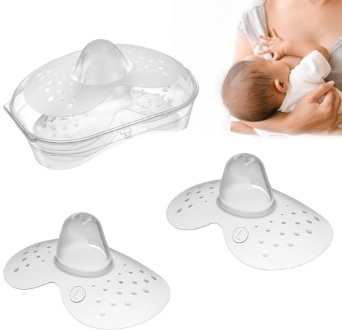 2 Pcs Stillhütchen Mam Und Etui,Mam Stillhütchen Größe,Stillhütchen L,Stillhütchen,mam stillhütchen größe L,mam stillhütchen L,Für Maximalen Hautkontakt Zwischen Mutter Und Kind