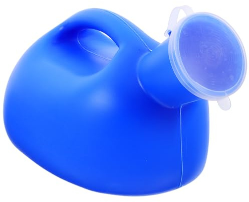 Holibanna Spill Plastic Urinal Collector with Lid Portable Large Capacity Urine Bottle for Elderly Adult Hospital Use Leak-Resistant Design for Travel Home Car and Outdoor Care