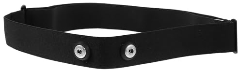 VILLFUL Correa de Pecho Elástica para Monitor de Frecuencia Cardíaca Banda Suave y Cómoda de Nylon Compatible con Pulsómetros para Running y Ciclismo