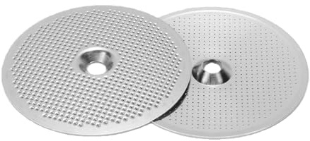 TOPINCN Duschskärm för Kaffemaskin i Rostfritt Stål, 54 Mm Puckfilter 2 St Paket, återanvändbar Puckskärmskiva Kompatibel med Kaffemaskin