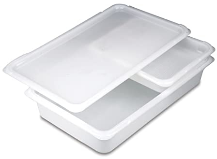 Araven Harinero con tapa 530 x 325 x 100 mm Sacador de harina Contenedor