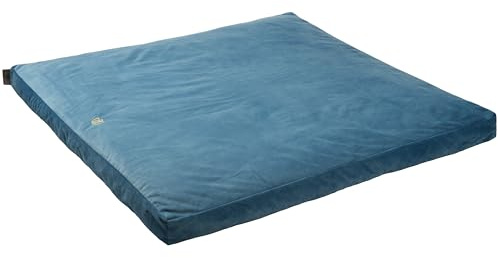 Florensi Meditation Mat Zabuton, Velvet Floor Cushions for Sitting, Meditation Cushions and Pillows with 100% Cotton Insert, Yoga Cushion for Women and Men Pale Blue
