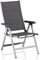 KETTLER BasicPlus Padded Multipositionssessel, Silber/anthrazit, Alu/Textilene, 0301201-9000, verstellbare Rückenlehne