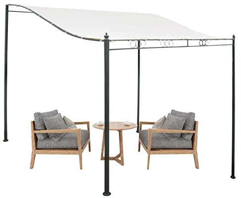 Gusengo Toit Rechange pour Tonnelle | Toile D'ombrage | Bâches D'auvent Imperméables avec Bloc UV,3x2.6m, Pergola Pavillon Style Moderne pour Tonnelle Jardin