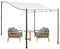 Gusengo Tetto di Ricambio per Gazebo | Telone parasole impermeabile con blocco UV,3 x 2,6 m, Pergola Padiglione Stile Moderno per Gazebo Giardino