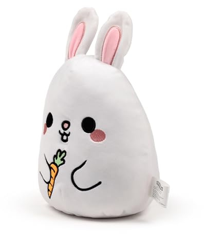 Morbido Cuscino di Peluche Squidglys - Frances il Coniglio - Animali Dolci