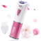 Bubbacare Epilierer, Smooth Glide Epilierer für Frauen Gesicht Haarentferner, Rosa, mit Tasche und Reinigungsbürste