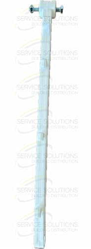 SERVICE SOLUTIONS - Maniglia in Plastica Bianca di Ricambio per Cupola MED misura 45X60 – solo Maniglia e ferramenta (Bullone e Dado) - per ricambio cupola per Finestra o Lucernario da Tetto