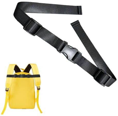 Lxtness Verstellbarer Brustgurt Rucksack,Rutschfester Gurtband Für Schultasche,Rucksackriemen Nylon Brustgurt mit Schnalle, Strapazierfähiger Brustgurt Für Joggen Wandern Außerhalb