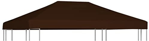 Furniture Select Gazebo Abdeckhaube, 310 g/m, 3 x 4 m, braun