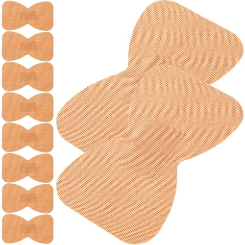 HAMPPLIES 50Pcs Breathable Fabric Butterfly Shape Fingertip Wound Care Patches 76X45Mm Flexible Adhesive Plasters for Joint Protection
