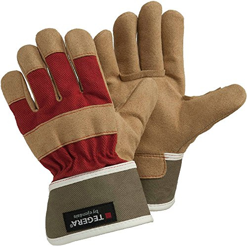 Ejendals Handschuh Tegera 90088 aus Synthetikleder, Größe 7, 1 Stück, braun/rot, 90088-7