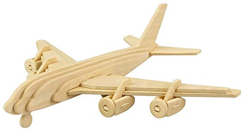 Georgie Porgy 3D Holz Puzzle flugzeugmodell holzhandwerk Baukasten Kinder Spielzeug (jp270 Flugzeug 35 stücke)