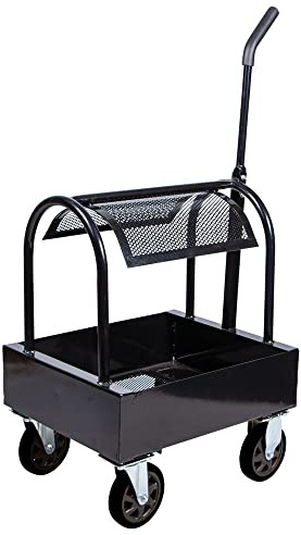 Easy-Up Saddle & Grooming Box Cart | Built-in Storage Box | Accommodates Western or English Saddles | Heavy Duty Caster Wheels | Durable Construction | 5-Year Warranty