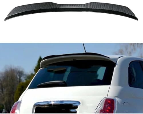 Auto Spoiler posteriori per FIAT 500 ABARTH MK1 FACELIFT 2016-2023,ABS Alettone Posteriore Spoiler Spoiler per Bagagliaio Riduce Resistenza Styling Carrozzeria,A