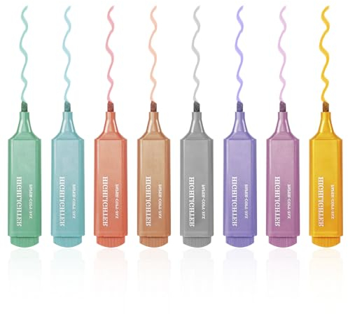 8 Stück Metallic Farben Textmarker Glitzer Set Mit Langlebiger Keilspitze Bunte Highlighter Stifte Marker Metallic Stifte Strichbreite 1-5 MM Für Schulsachen Bürobedarf Für Erwachsene Kinder(8 Farben)