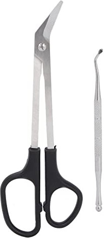 Zehennagelschere Mit Großer Reichweite, Schere mit Langem Griff, Zehennagelschere aus Edelstahl ergonomisch einzigartiges Design Zehennagelknipser mit Nagelpflücker für Erwachsene und ältere Menschen
