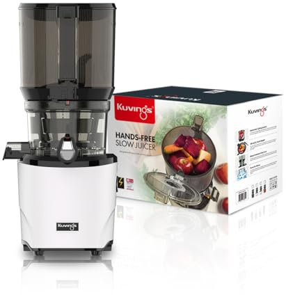 Kuvings AUTO10S Slow Juicer with 3L Capacity, 200W Motor and Easy Care, Matt White