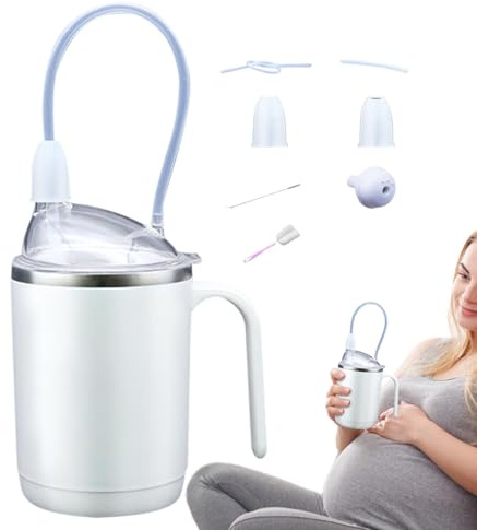 Bicchiere per la regolazione della disfagia, bicchieri con beccuccio per adulti per anziani | Bicchiere a prova di fuoriuscite con cannuccia per pazienti disabili | per acqua potabile per assist