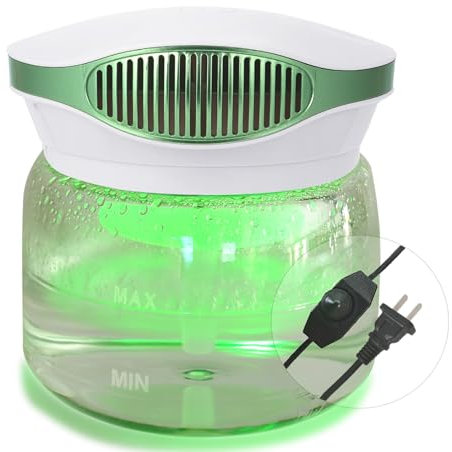 Water Air Purifiers for Home, Variable Speed Air Washer Aroma Diffuser, Quiet Rainbow Air Purifier with Water, Essential Oils Aroma Diffuser with LED Night Light, Freshener for Home, Smoke, Pet Odors