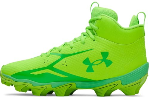 Under Armour Men's Spotlight Hammer Football Cleats, (389) Hyper Green/Green Energy/Green Energy, 11, US