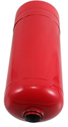 HOMSFOU Bidon D'extincteur Vide - Réservoir en Acier Portable Haute Pression De 2 Kg - Récipient Rechargeable Étanche - Coque Alimentée Et À Base d'eau