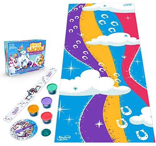 Hasbro Ach du Kacke: Einhorn-Edition, lustiges Kinderspiel, Multicolor[Exklusiv bei Amazon]