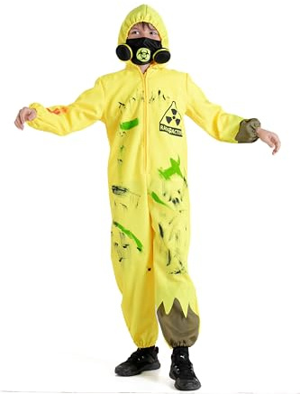 Ciao- Biohazard Radioactif Child combinaison costume déguisement garçon (Taille 8-10 ans)