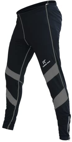 Pantalon de Cyclisme pour Homme Fashion Track - Pantalon MTB Rembourré Coolmax Fabriqué avec un Matériau Roubaix Hautement Élastique et Dense pour des Balades à Vélo Confortables et Longues